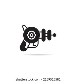 Ray Gun Icon Vector Illustration