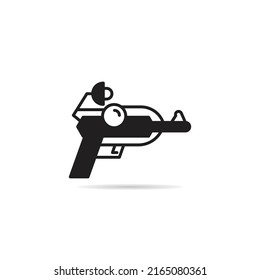 Ray Gun Icon Vector Illustration