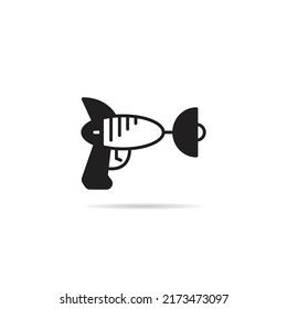 Ray Gun Icon Vector Illustration