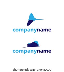 Ray logo set on white background