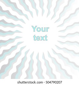 ray pattern background. abstract grey and white vector