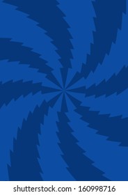 Ray Radial Twirl Blue