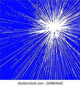  ray star burst background