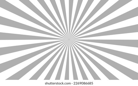 Ray sun light. Sunburst background. Radial circle line. Pattern starburst. Comic beam lines. Sun effect rays. Abstract firework. Concentration stripe. Cartoons lightning style. Vector illustration - Shutterstock ID 2269086685