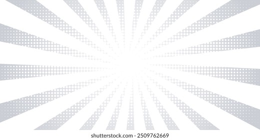 Ray sun light. Sunburst background. Radial circle line. Pattern starburst. Comic beam lines. Sun effect rays. Abstract firework. Concentration stripe. Cartoons lightning style. Vector illustration