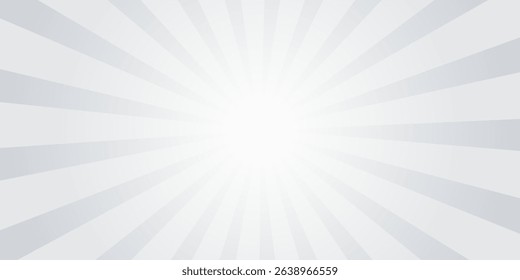 Ray sun light. Sunburst background. Radial circle line. Pattern starburst. Comic beam lines. Sun effect rays. Abstract firework. Concentration stripe. Cartoons lightning style. Vector illustration
