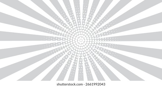 Rayos de luz solar. Fondo de Sunburst. Línea circular radial. moderno eps 10.