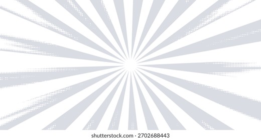 Rayos de luz solar. Fondo de Sunburst. Línea circular radial. Estallido estelar del patrón. Líneas de viga cómica. Rayos de efecto solar. Fuegos artificiales Abstractas. Franja de concentración. Caricaturas estilo relámpago. Ilustración vectorial