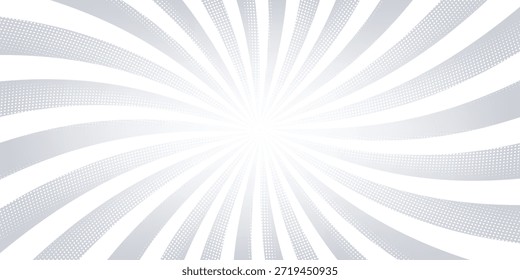 Rayos de luz solar. Fondo de Sunburst. Línea circular radial. Estallido estelar del patrón. Líneas de viga cómica. Rayos de efecto solar. Fuegos artificiales Abstractas. Franja de concentración. Caricaturas estilo relámpago. Ilustración vectorial