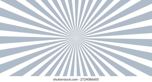 Ray sun light. Sunburst background. Radial circle line. Pattern starburst. Comic beam lines. Sun effect rays. Abstract firework. Concentration stripe. Cartoons lightning style. Vector illustration