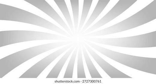 Rayos de luz solar. Fondo de Sunburst. Línea circular radial. Estallido estelar del patrón. Líneas de viga cómica. Rayos de efecto solar. Fuegos artificiales Abstractas. Franja de concentración. Caricaturas estilo relámpago. Ilustración vectorial