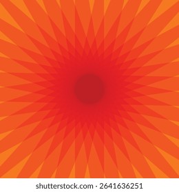 Ray and Sunlight Orange Comic Cartoon Background