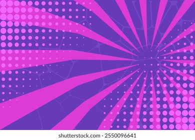 Ray Swirl Pattern, Comic Style Explosion Background Design