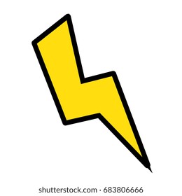 Ray symbol isolated