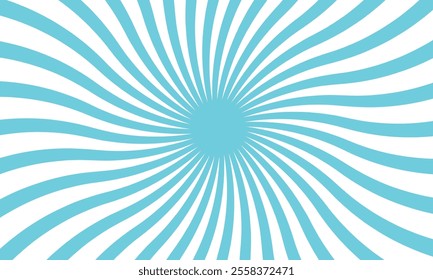 Ray twist light. Black color strips wavy isolated on white background. Radial waves line. Pattern curved. Comic spinning. Effect curves rays. Abstract stripe. Twisted design. Vector illustration .