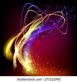 Ray velocity. Abstract vector background