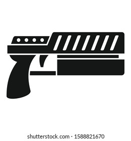 Raygun blaster icon. Simple illustration of raygun blaster vector icon for web design isolated on white background