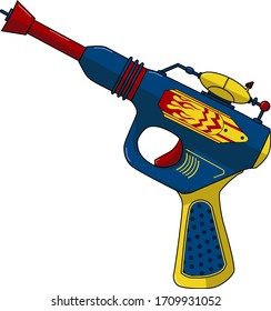 raygun vintage toys vector design