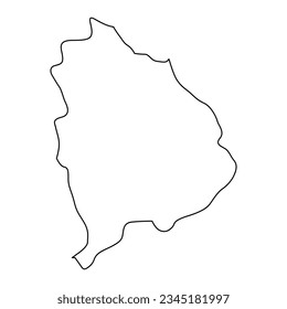 Raymah governorate, administrative division of the country of Yemen. Vector illustration.