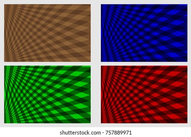 Rays - abstract striped background - vector set