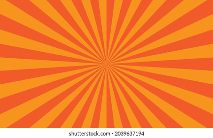 Rays background in retro style. Vector. Halloween background.	