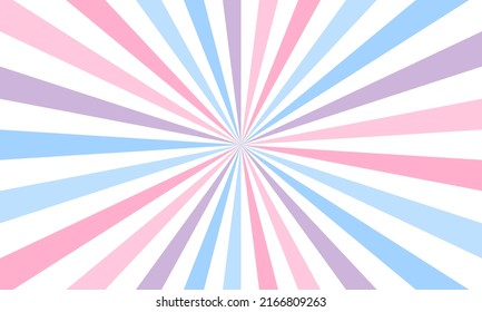 Rays background in retro style. Vector illustration.	