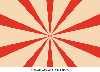 Rays, beams, burst design element. Geometric design to create trendy backgrounds, layouts in comic style, retro, vintage backdrops. Circular, radial abstract background. Rectangular pattern 