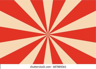 Rays, beams, burst design element. Geometric design to create trendy backgrounds, layouts in comic style, retro, vintage backdrops. Circular, radial abstract background. Rectangular pattern 