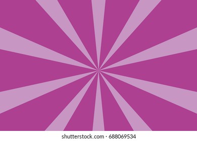 Rays, beams, burst design element. Geometric design to create trendy backgrounds, layouts in comic style, retro, vintage backdrops. Circular, radial abstract background. Rectangular pattern 