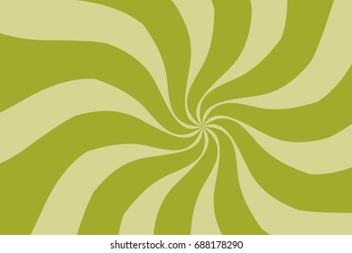 Rays, beams, burst design element. Geometric design to create trendy backgrounds, layouts in comic style, retro, vintage backdrops. Circular, radial abstract background. Rectangular pattern Green