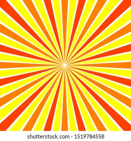 Rays, beams element. Sunburst, starburst shape background. Circular geometric. Abstract circular geometric shape. illustration - Vector