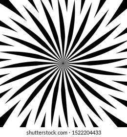 Rays, beams element. Sunburst, starburst shape background. Circular geometric. Abstract circular geometric shape. illustration - Vector
