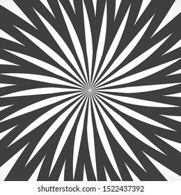 Rays, beams element. Sunburst, starburst shape background. Circular geometric. Abstract circular geometric shape. illustration - Vector