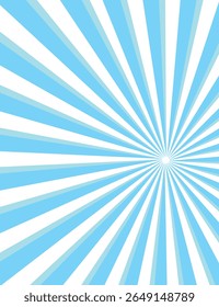 raios são fundo azul. design de super-herói. Estilo de desenho animado Starburst.