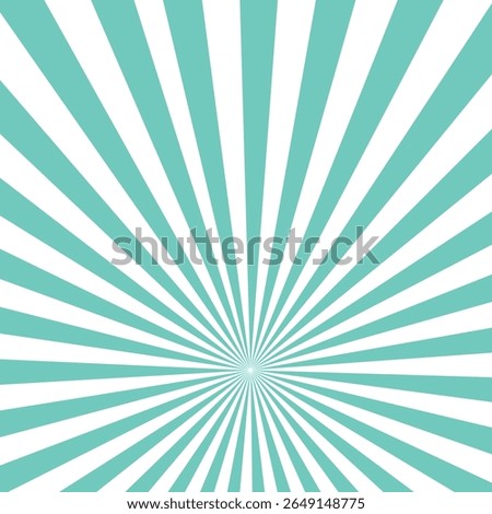 rays are blue background. superhero design. Starburst cartoon style.