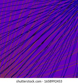 Rays of blue light with mirrored dark waves on violet.