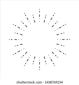 Rays grunge background. Vector illustration.
