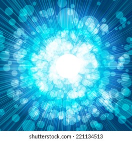 Rays of Light background - Illustration