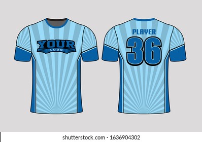 RAYS OF LIGHT BLUISH COLOR COMBINATION SIMPLE SHIRT