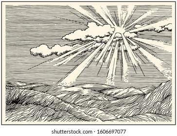 40,589 Rays sketch Images, Stock Photos & Vectors | Shutterstock