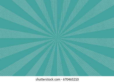 Rays pop art background. retro vector illustration