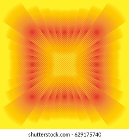 rays poster, abstract texture with sunburst, flare, beam. Vector background.