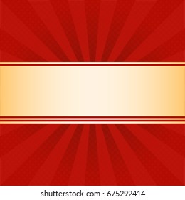 rays poster, abstract texture with sunburst, flare, beam. Vector background