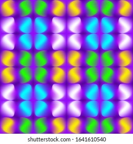 Rays and ribbons of light on a black background