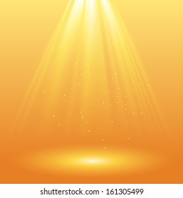 Rays of sunlight, eps10 vector