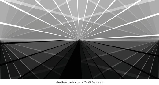 Rays for support plan design,laser beams. Vector illustration.
