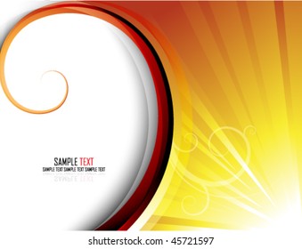 rays swirl vector