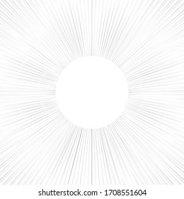 Rays vector gray light background