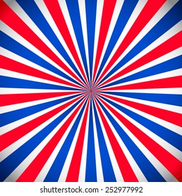 Rays vector image. Starburst, sunburst