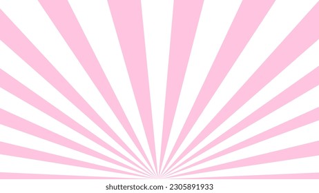 Rays white and pink as background